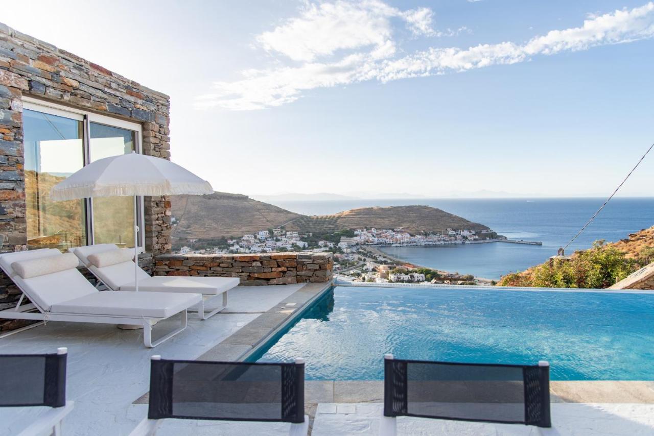 Luxurious Villa Lune With A Swimming Pool And A Fantastic Sea And Sunset View Ioulis 외부 사진