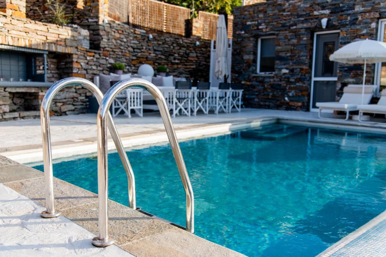 Luxurious Villa Lune With A Swimming Pool And A Fantastic Sea And Sunset View Ioulis 외부 사진