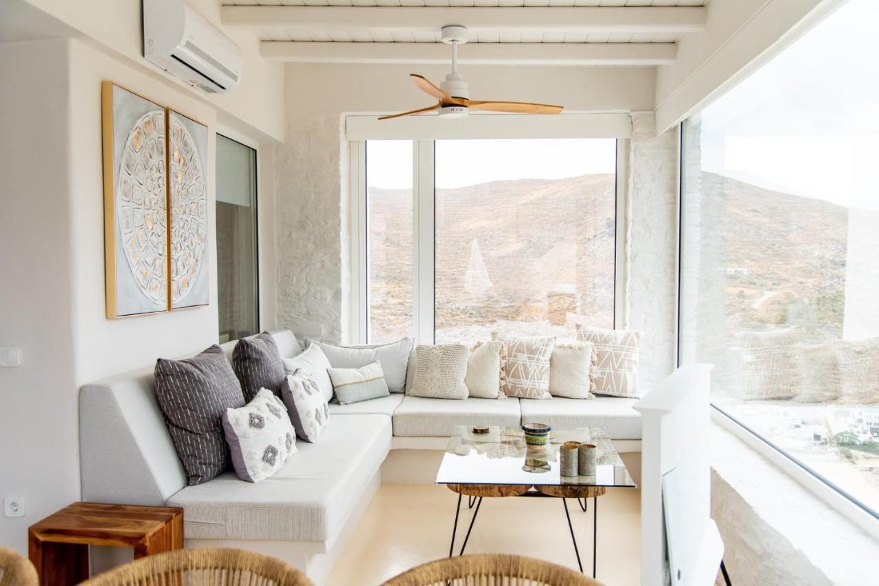Luxurious Villa Lune With A Swimming Pool And A Fantastic Sea And Sunset View Ioulis 외부 사진