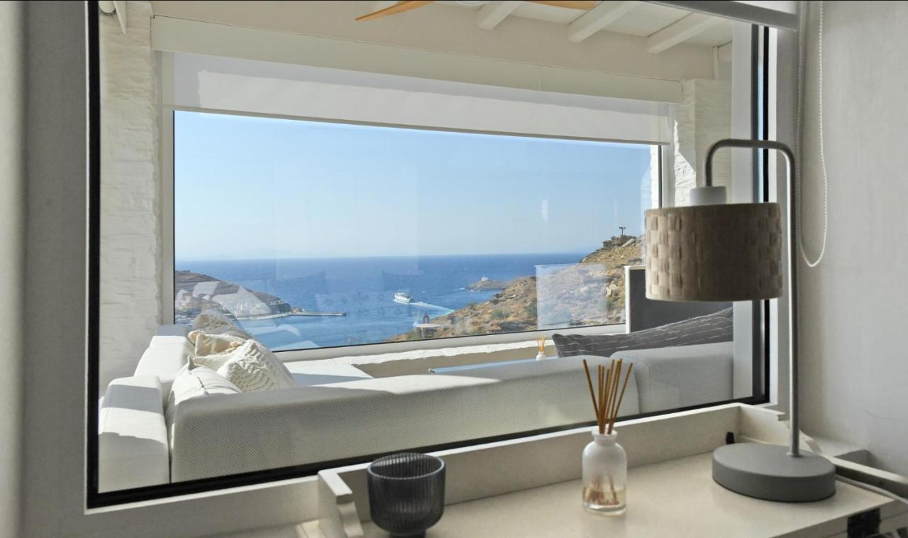 Luxurious Villa Lune With A Swimming Pool And A Fantastic Sea And Sunset View Ioulis 외부 사진
